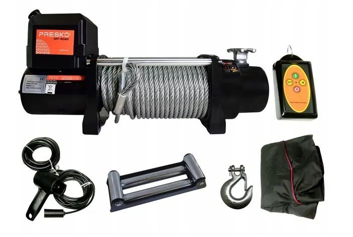 WYCIĄGARKA WCIĄGARKA 12000LBS 12V DO LAWETY 5,4 TON Kalisz, ul. Łódzka 80a   Faktura VAT