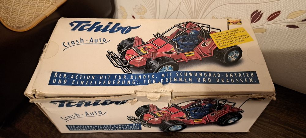 Stara zabawka z prl crash-auto 1987r