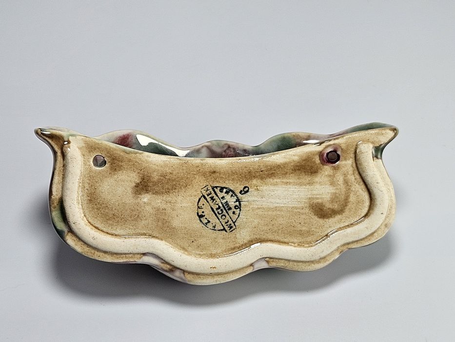 Żardiniera wazon fajans włocławek new look pikasiak prl