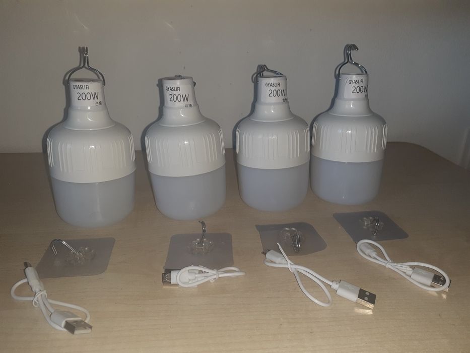 Лампа кемпінгова акумуляторна 100вт, 200вт.300вт.