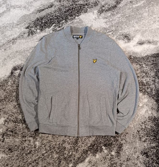 Олимпийка Lyle&Scott серого цвета