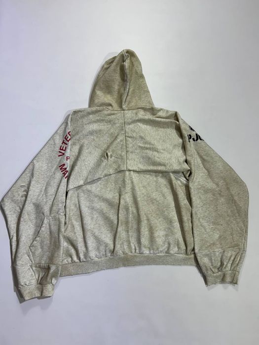 Зип худи Project GR Reconstructed folded Army zip up
