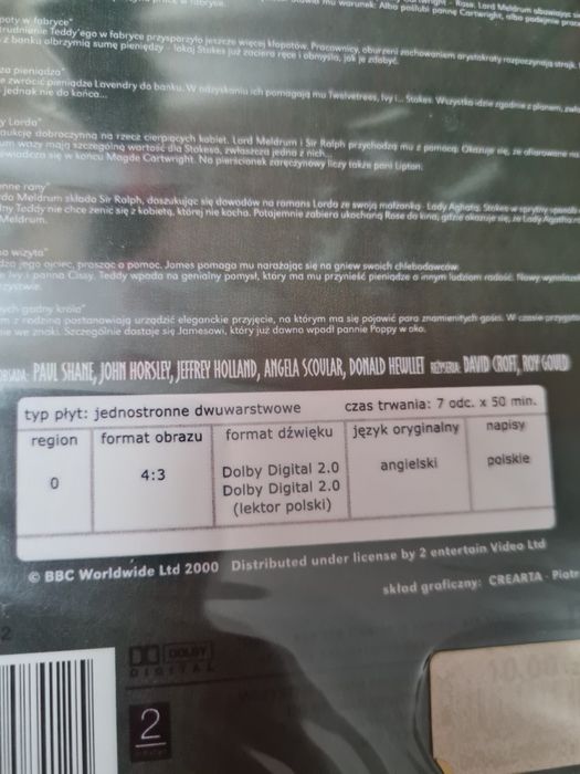 NOWA w folii Pan wzywał, Milordzie? (You rang M'lord) - płyta dvd PL ~