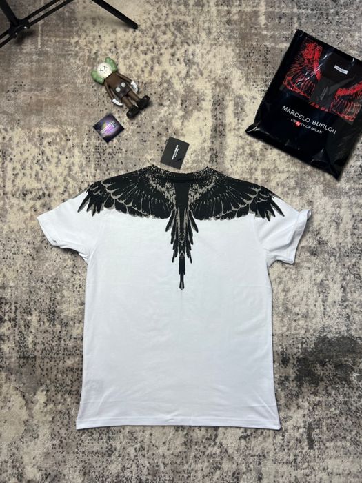 Футболка Marcelo Burlon goose wings з крилами Марсело Бурлон МБ