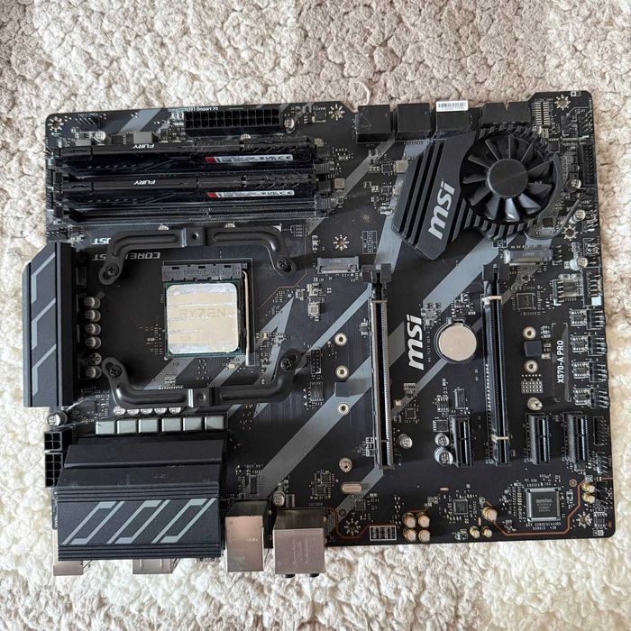 Материнська плата MSI X570-A Pro (sAM4, AMD X570, PCI-Ex16)