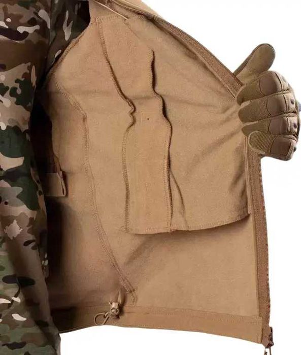 Костюм софтшелл Gwild Пісок Койот Soft Shell на флісі розміри M-4XL