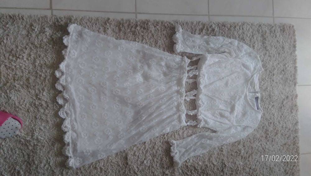 vestido branco 38