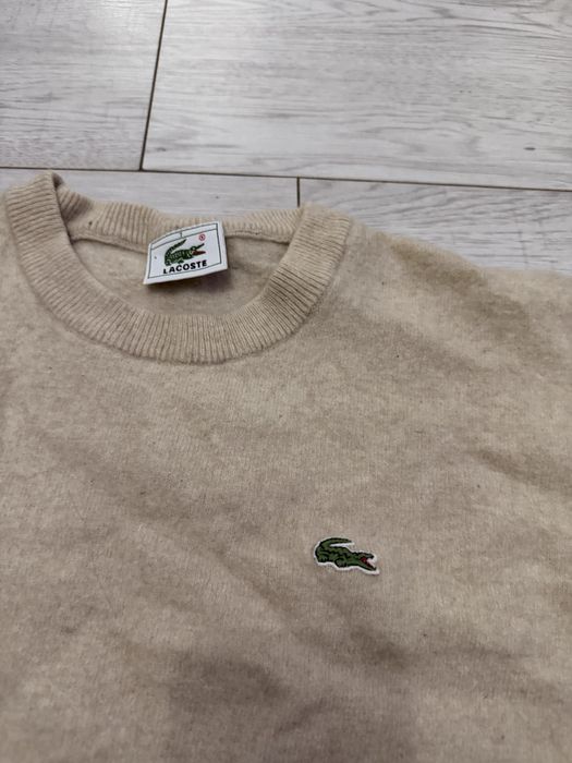 Sweter Lacoste bezowy