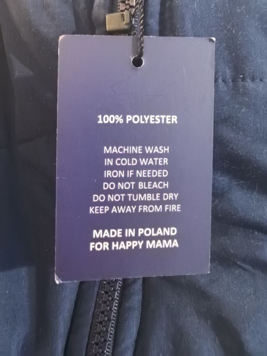 Kurtka ciążowa Happy Mama do nosidełka