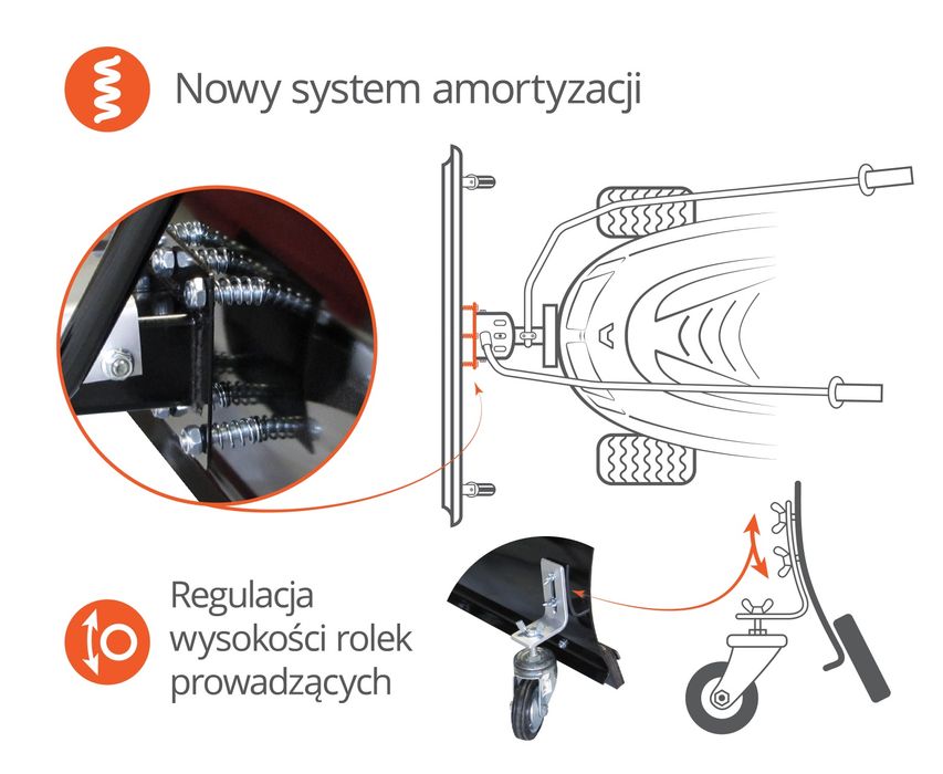 Pług śnieżny do śniegu Traktorek Kosiarka Z Mocowaniem do wszystkiego