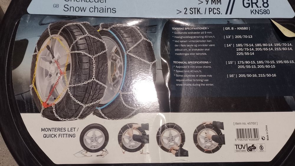 Łańcuchy śniegowe