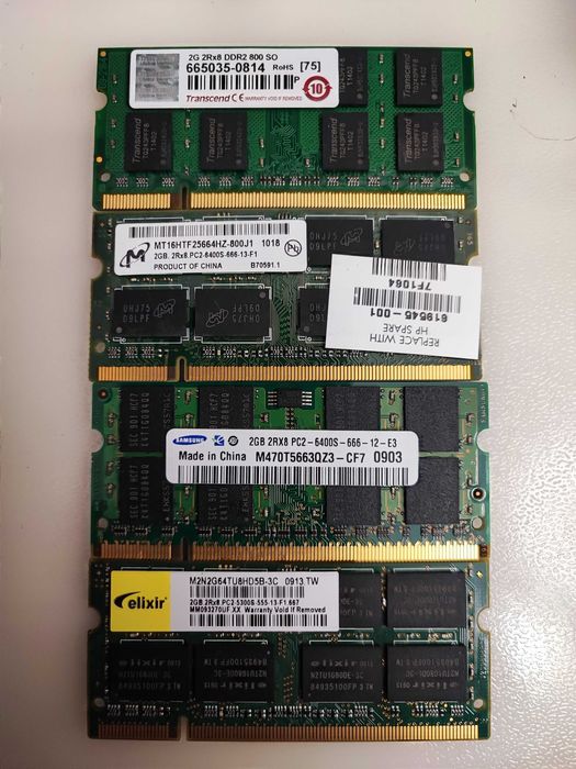Memória Ram SODIMM DDR2 2GB