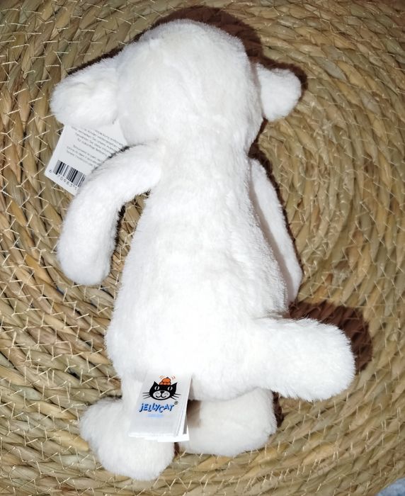 Jellycat Bashful Banny with Present &  Little  Bashful Lamb