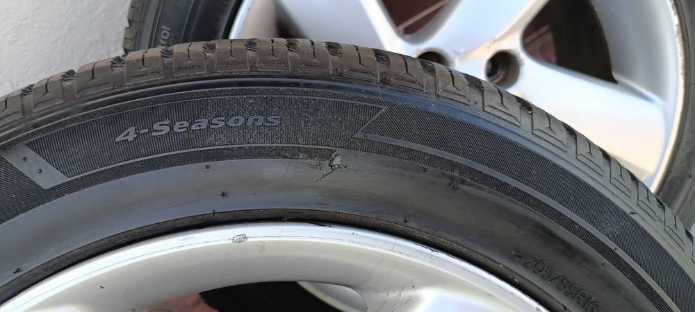 Koła Mazda 6 , alufelgi 16" , opony wielosezonowe