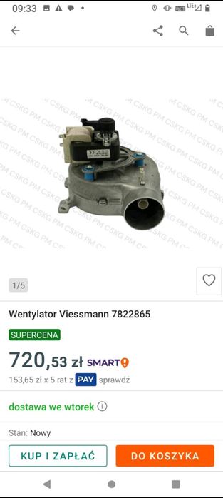 Wentylator viessmann