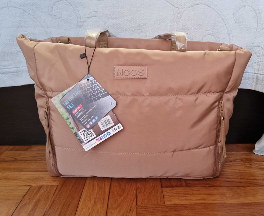 MOOS Bolsa acolchoada tiracolo para portátil