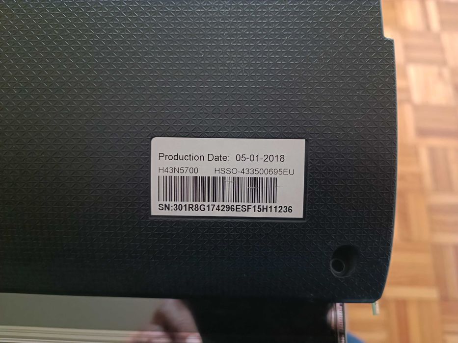 Componentes TV Hisense modelo H43N5700