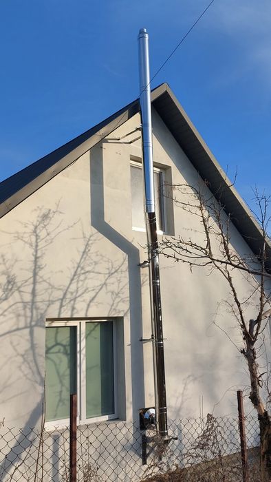 Монтаж Гільзування Димоходів,встановлення димохідних труб,овал комен,