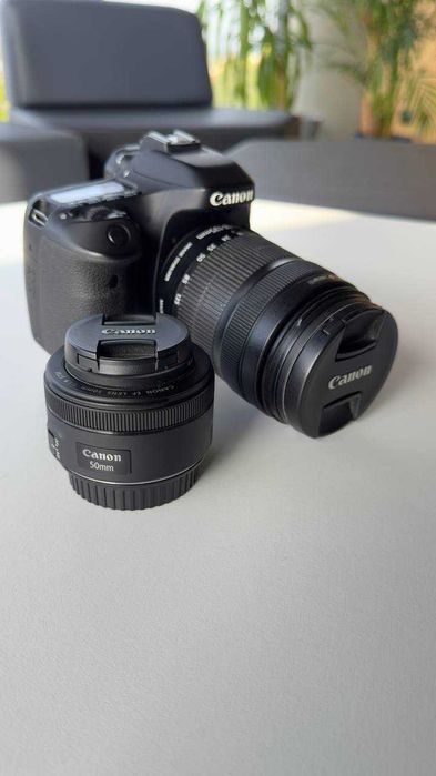 Canon 80D + obiektywy 18-135 mm i 50mm