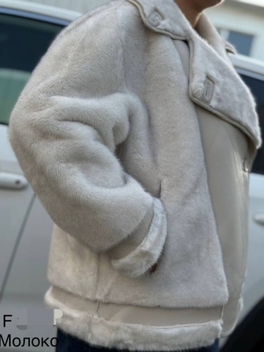 Шубка -дубленка.   Шуба комбінова Шубка авто леді  Різні кольори