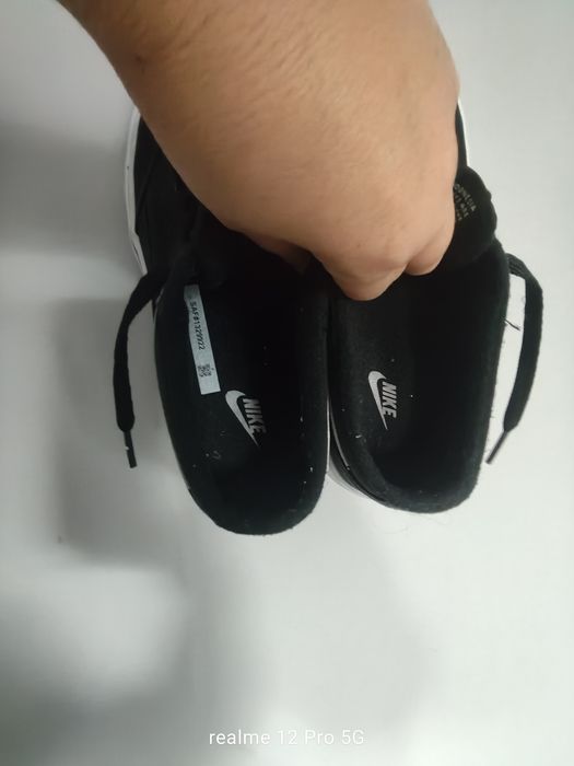 Trampki Nike czarno białe