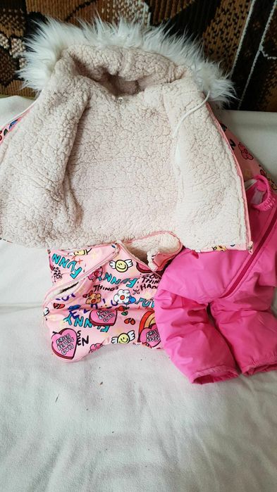 Дитячий зимовий комбінізон трійка