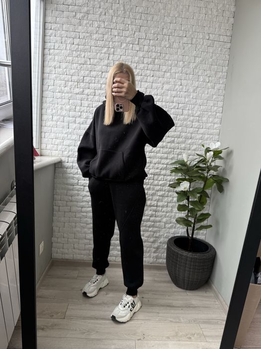 Жіночий спортивний костюм на флісі. Спортивний рожевий теплий костюм