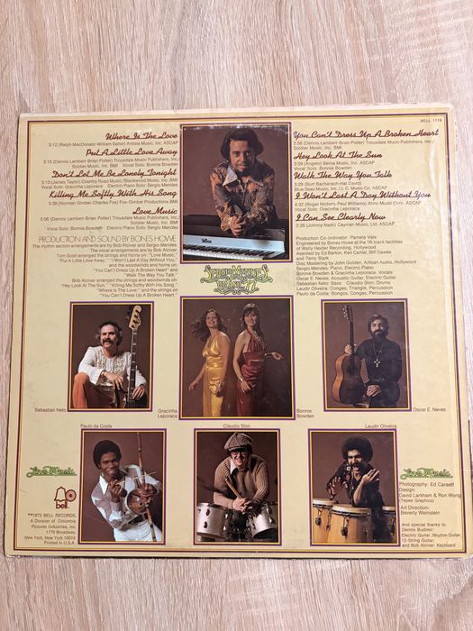 Sergio Mendes and Brasil '77 Love Music USA EX LP