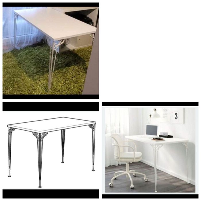 Biurko ikea białe