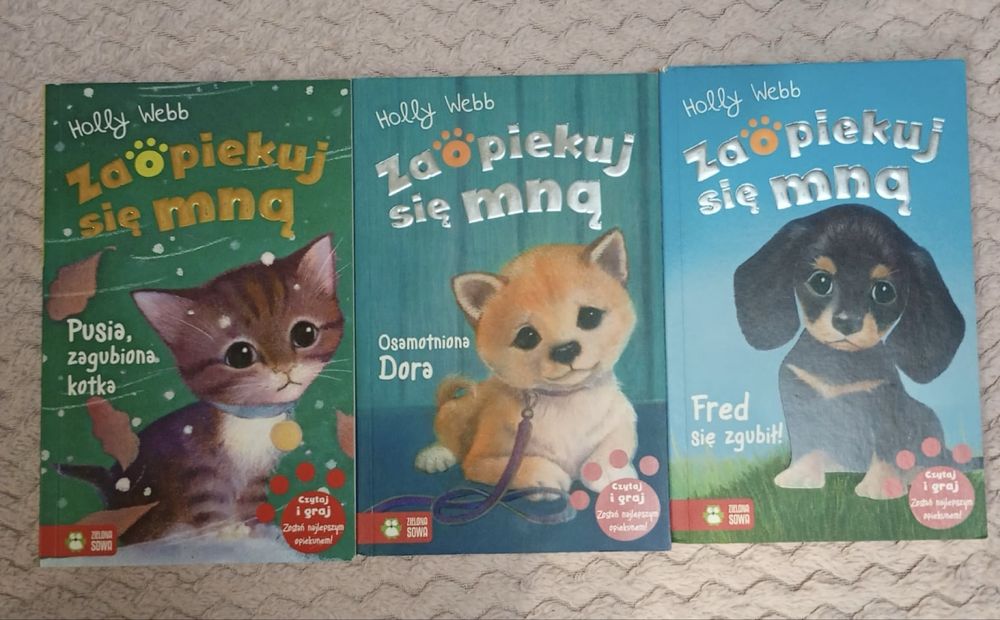 Sprzedam 3 książki z serii Zaopiekuj się mną.