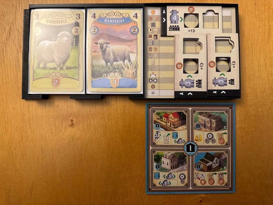 Organizer Insert do gry planszowej Great Western Trail: Nowa Zelandia