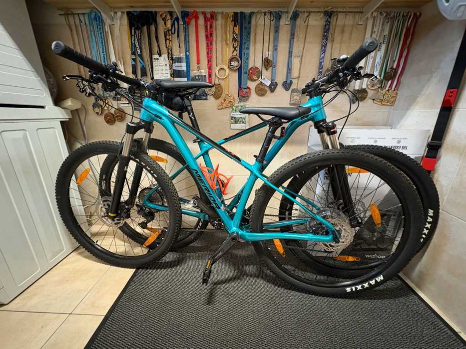 Rower MTB Merida Big Nine 300 Lite rama S, koło 29", Shimano Deore, zielony. IDEALNY STAN