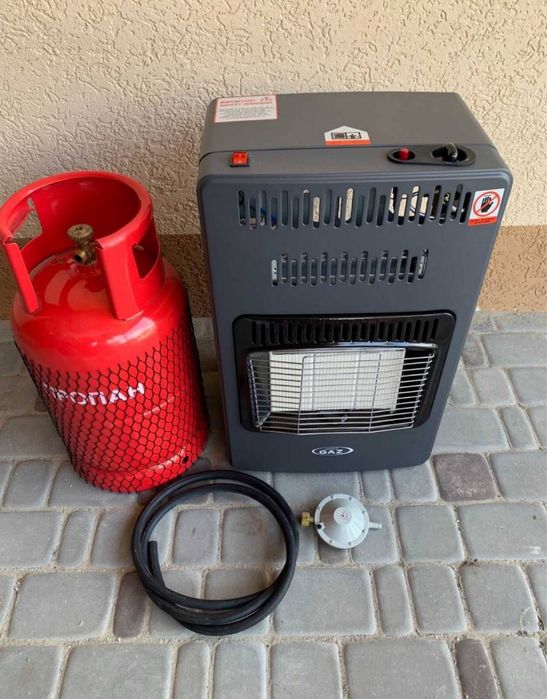 Газовый обогреватель + вентилятор