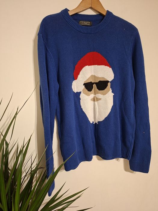 Męski sweter na święta, mikołajki, L