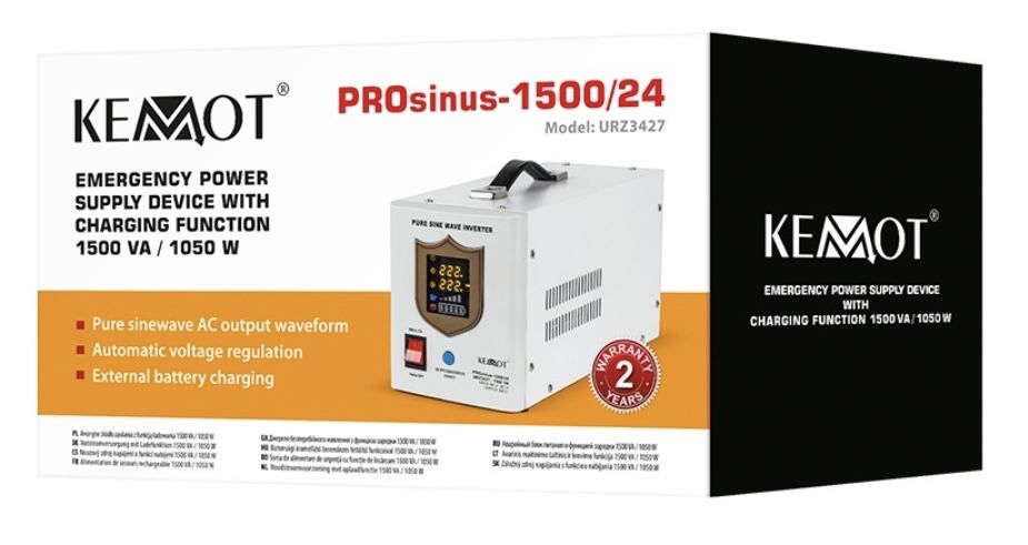 Ипб для дома і тепловіх котлів 1500va Kemot prosinus