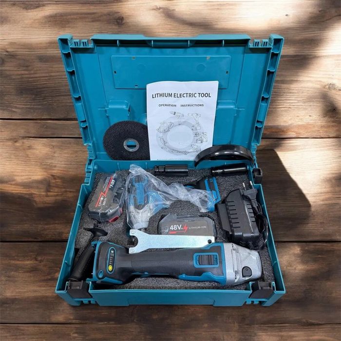 Набір акумуляторних інструментів шуруповерт + болгарка 48V