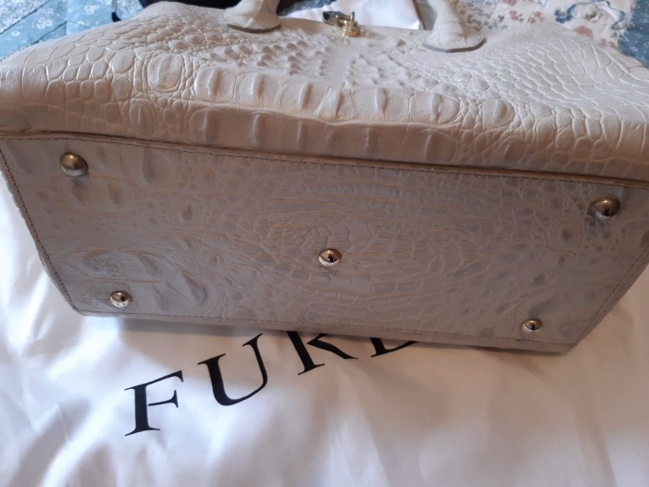 Mala de mão, original FURLA pele genuina, como nova
