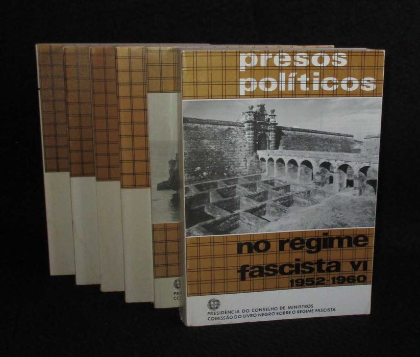 Livros Colecção Presos Políticos no Regime Fascista Comissão do Livro Negro sobre o Regime Fascista 1ª edição 1981-1988