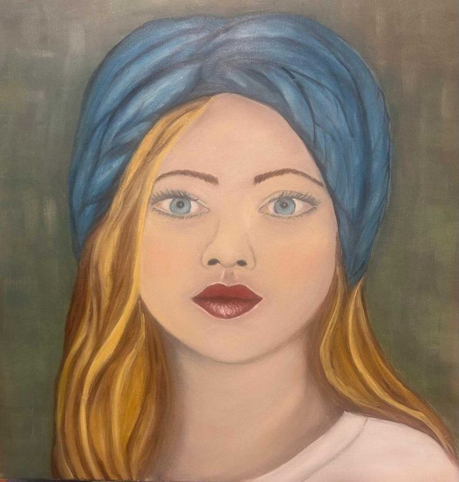 Pintura a óleo original tela 60*60cm