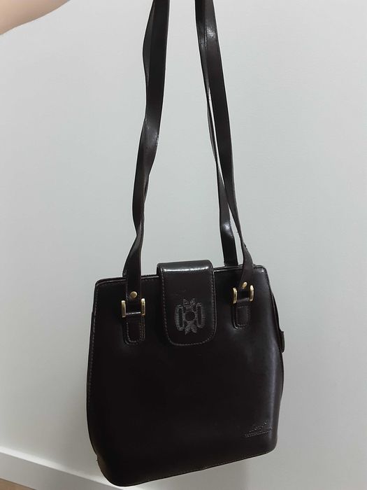 Mala de Senhora em Pele Vintage