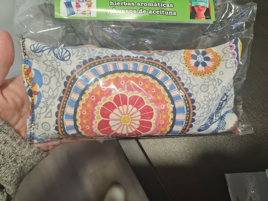 Saco térmico com ervas aromáticas para dores