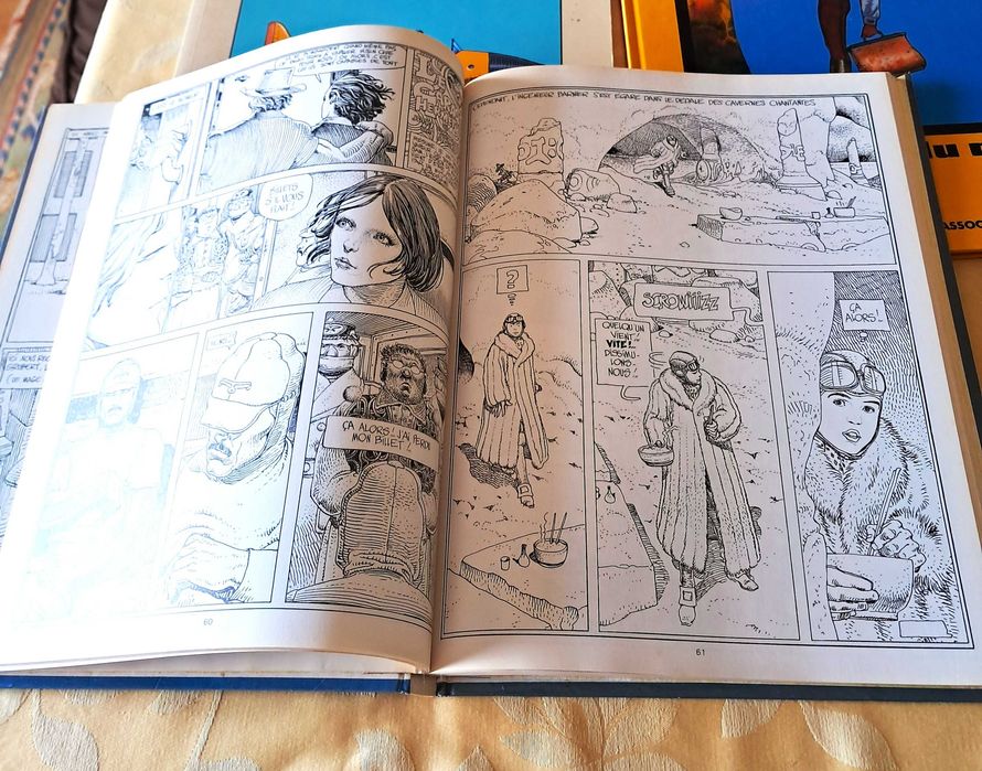 Livros BD - Moebius - Garage Hérmetique - Major Fatal 1 e 2 (francês)
