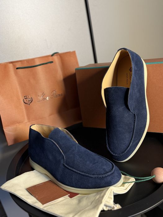 Лофери лоро пиана високі мужские лорики высокие ботинки синие lp