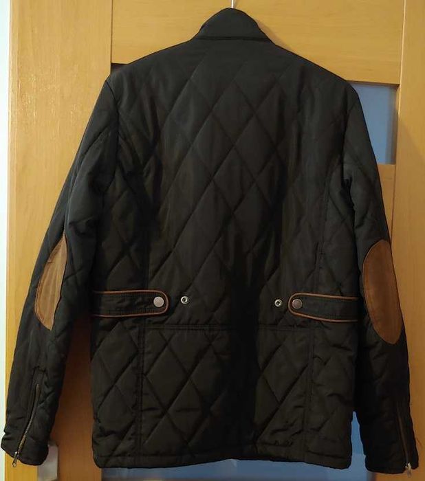 Vistula Vesari granat pikowana przejściówka z brązowymi wstawkami 48/M