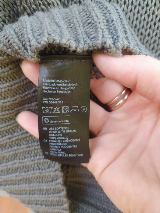 Кофта, светр в'язаний H&M, розмір S