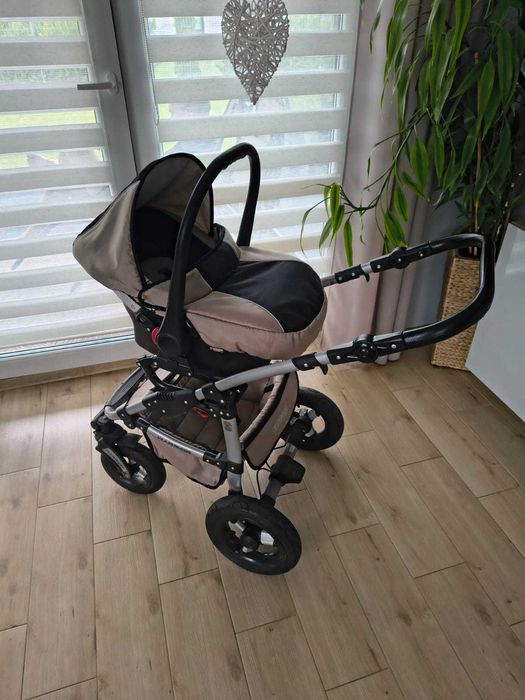 Wózek TAKO czarno - beżowy