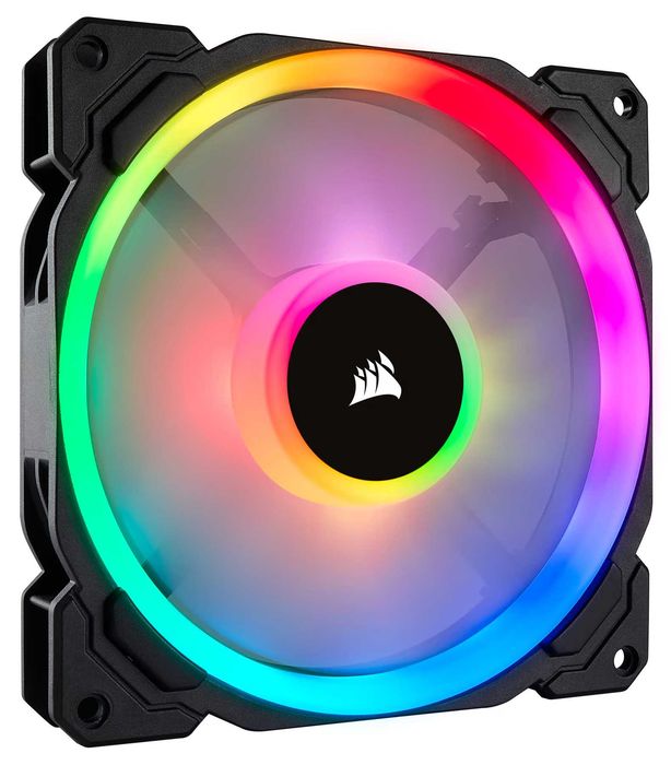 Ventoinhas Corsair ML 140 x3 PWM RGB com Node Pro e RGB Hub