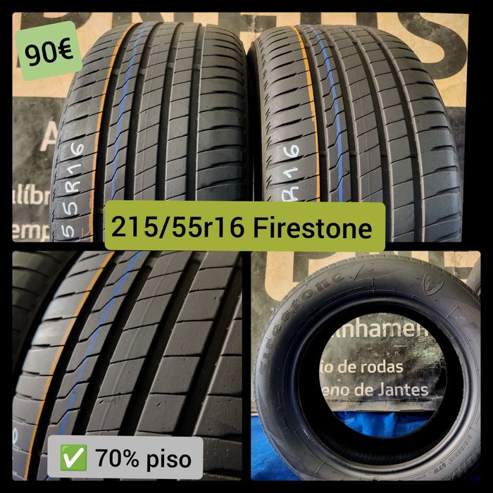 Pneus  215/55r16 seminovos
