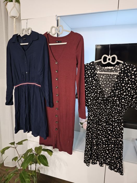 3 sukienki w rozmiarze L