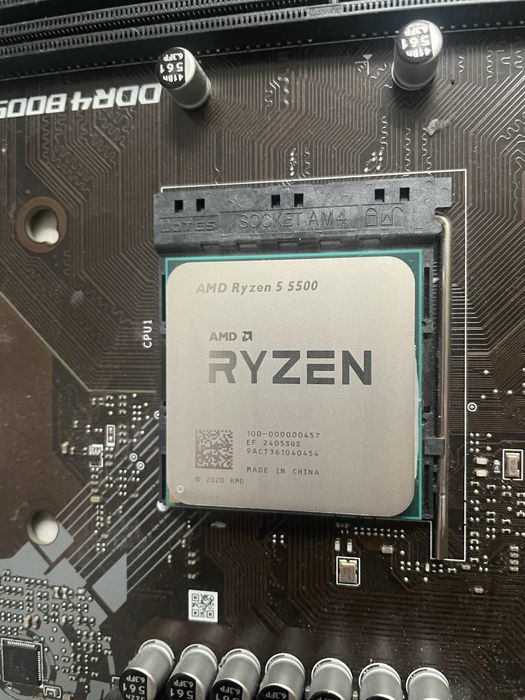 Ryzen 5 5500 + MSI B450M PRO-VDH MAX — комплект, ідеальний стан. З ГАРАНТІЄЮ!!!